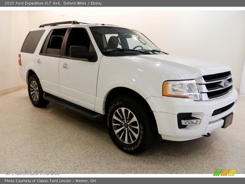 Oxford White / Ebony 2015 Ford Expedition XLT 4x4