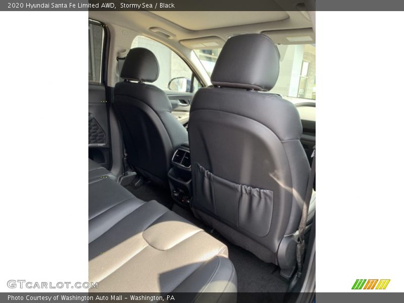 Stormy Sea / Black 2020 Hyundai Santa Fe Limited AWD