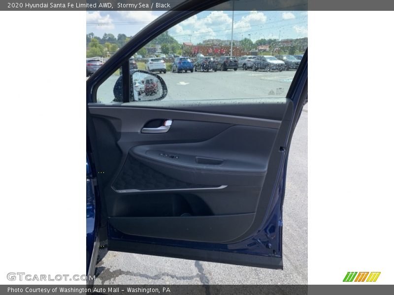 Stormy Sea / Black 2020 Hyundai Santa Fe Limited AWD
