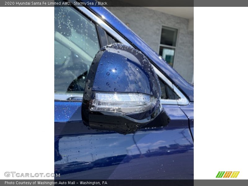 Stormy Sea / Black 2020 Hyundai Santa Fe Limited AWD