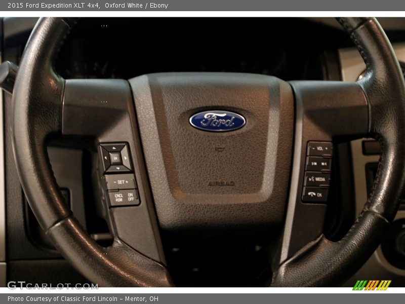 Oxford White / Ebony 2015 Ford Expedition XLT 4x4