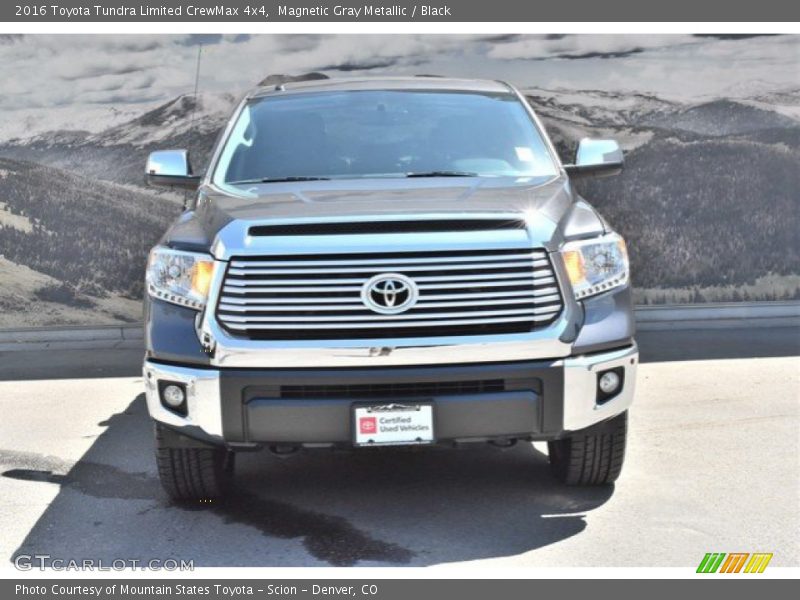 Magnetic Gray Metallic / Black 2016 Toyota Tundra Limited CrewMax 4x4