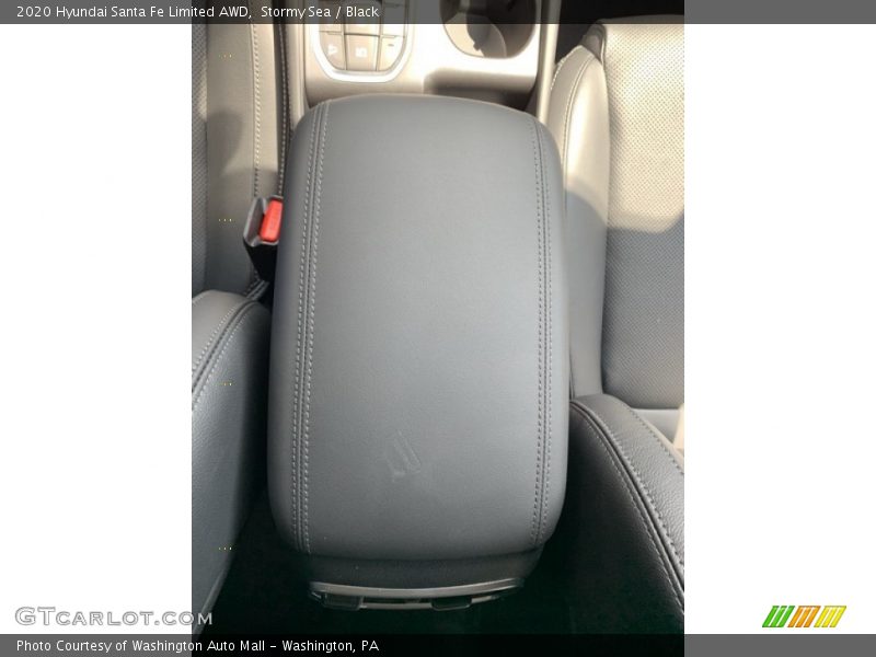 Stormy Sea / Black 2020 Hyundai Santa Fe Limited AWD