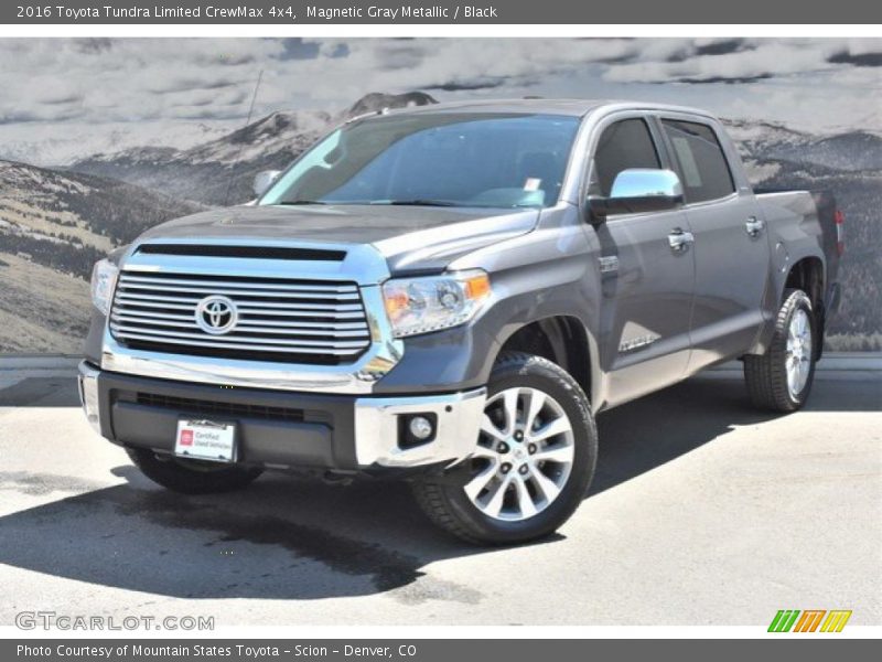 Magnetic Gray Metallic / Black 2016 Toyota Tundra Limited CrewMax 4x4