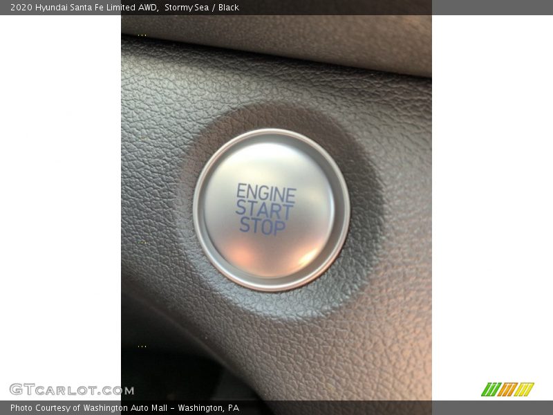 Stormy Sea / Black 2020 Hyundai Santa Fe Limited AWD