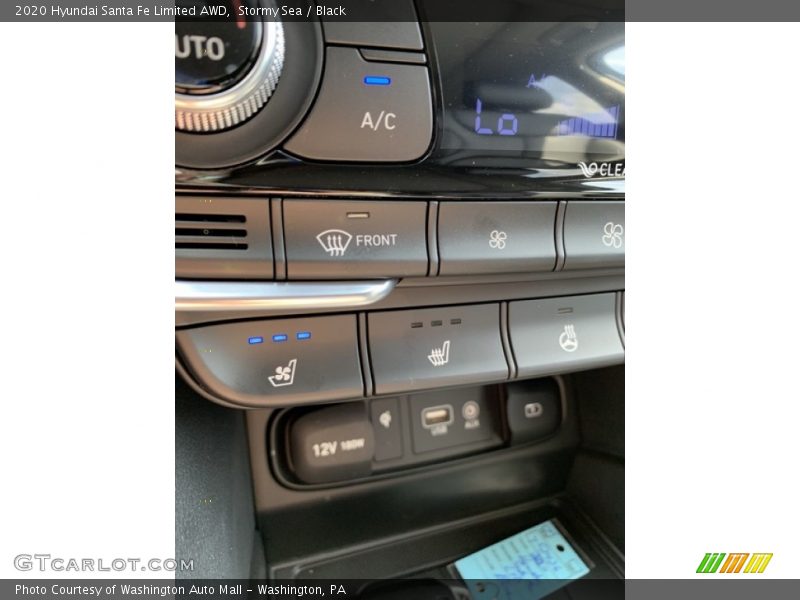 Controls of 2020 Santa Fe Limited AWD