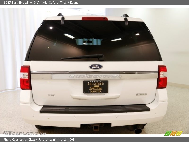 Oxford White / Ebony 2015 Ford Expedition XLT 4x4