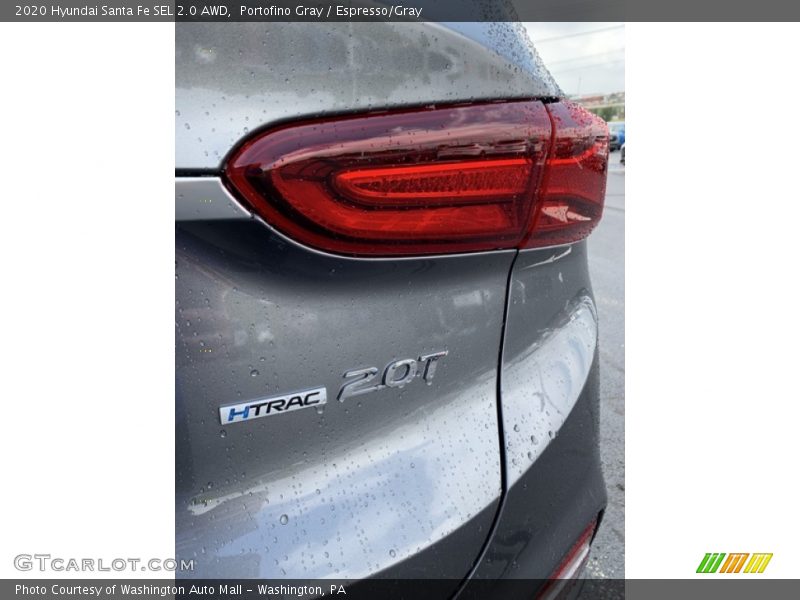 Portofino Gray / Espresso/Gray 2020 Hyundai Santa Fe SEL 2.0 AWD