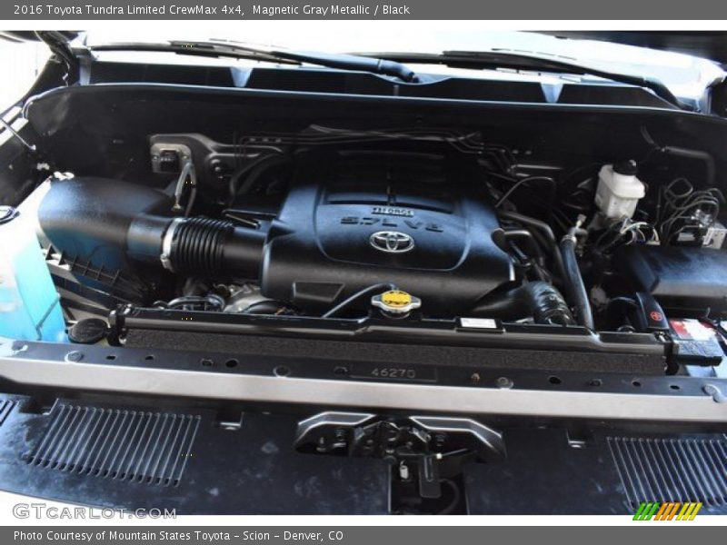 Magnetic Gray Metallic / Black 2016 Toyota Tundra Limited CrewMax 4x4