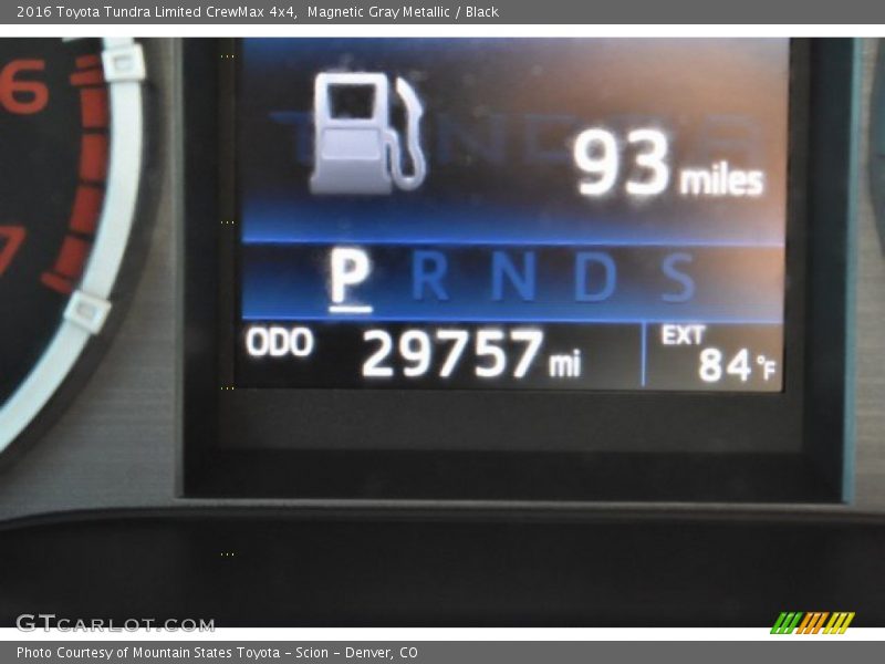 Magnetic Gray Metallic / Black 2016 Toyota Tundra Limited CrewMax 4x4