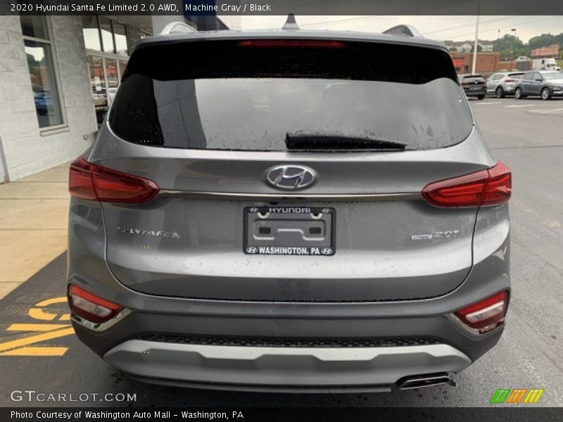 Machine Gray / Black 2020 Hyundai Santa Fe Limited 2.0 AWD