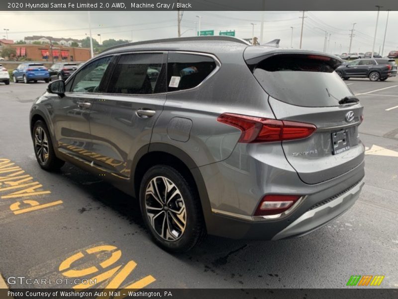 Machine Gray / Black 2020 Hyundai Santa Fe Limited 2.0 AWD