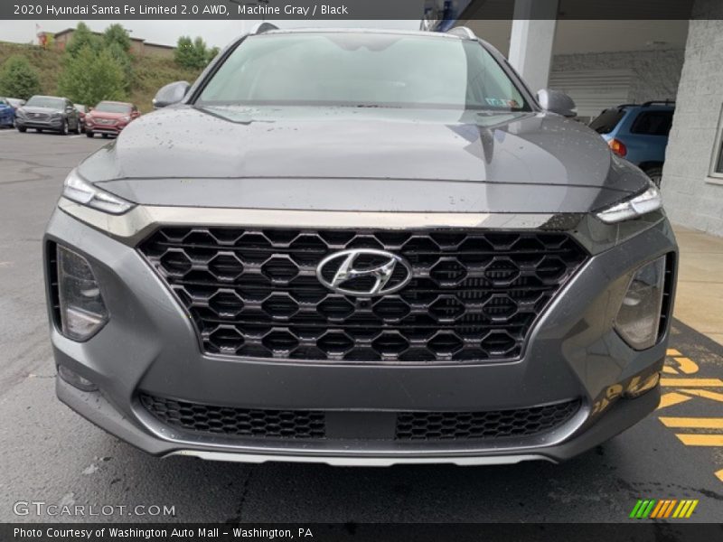 Machine Gray / Black 2020 Hyundai Santa Fe Limited 2.0 AWD