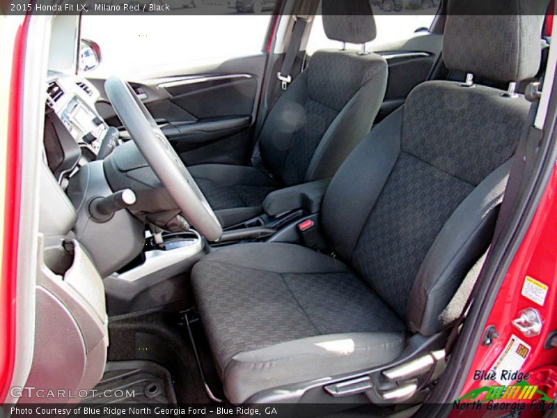 Milano Red / Black 2015 Honda Fit LX