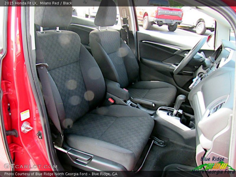 Milano Red / Black 2015 Honda Fit LX