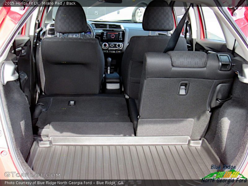 Milano Red / Black 2015 Honda Fit LX