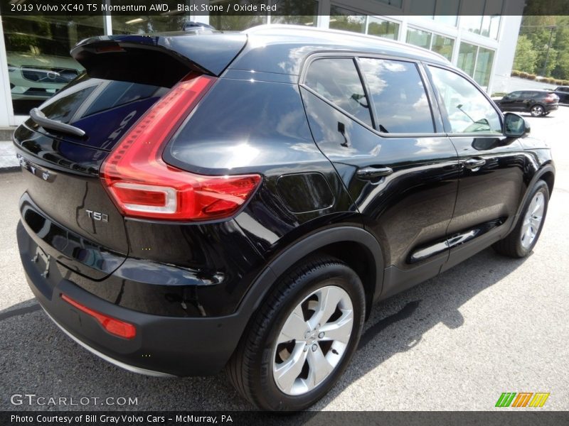 Black Stone / Oxide Red 2019 Volvo XC40 T5 Momentum AWD