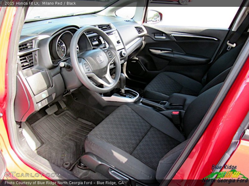 Milano Red / Black 2015 Honda Fit LX