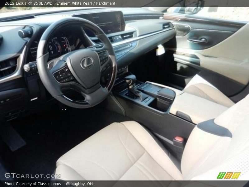  2019 RX 350L AWD Parchment Interior