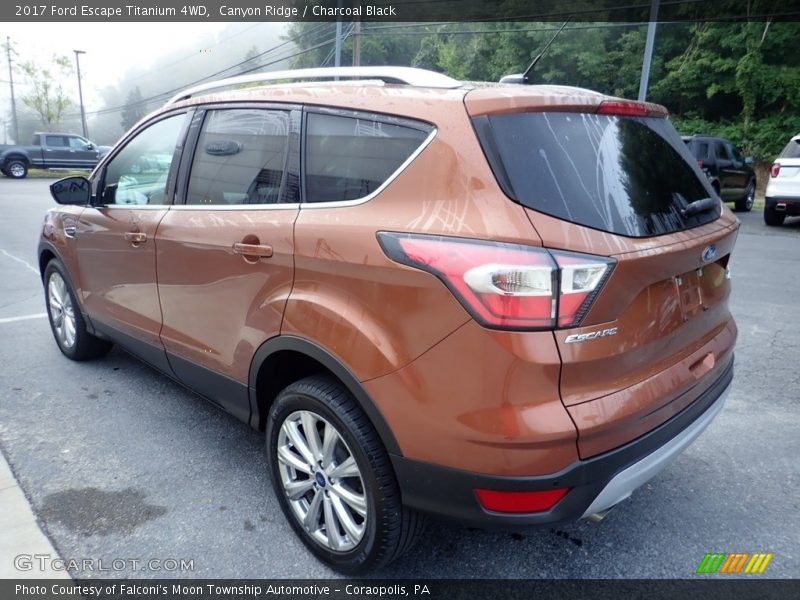 Canyon Ridge / Charcoal Black 2017 Ford Escape Titanium 4WD