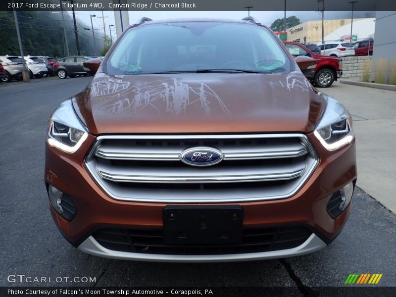 Canyon Ridge / Charcoal Black 2017 Ford Escape Titanium 4WD