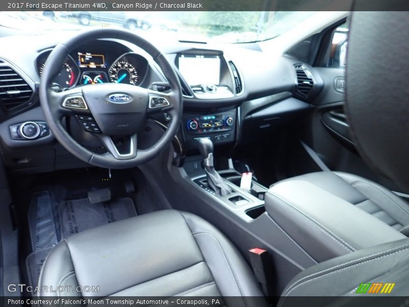 Canyon Ridge / Charcoal Black 2017 Ford Escape Titanium 4WD