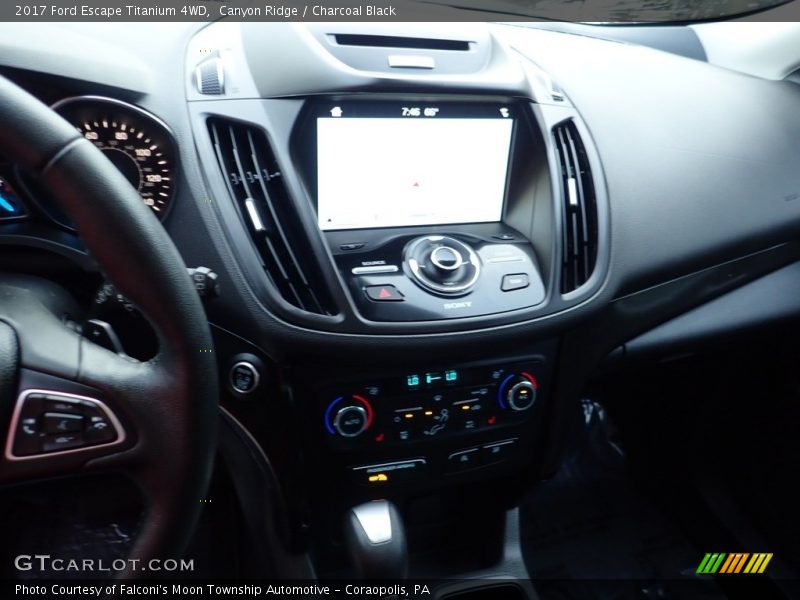 Canyon Ridge / Charcoal Black 2017 Ford Escape Titanium 4WD