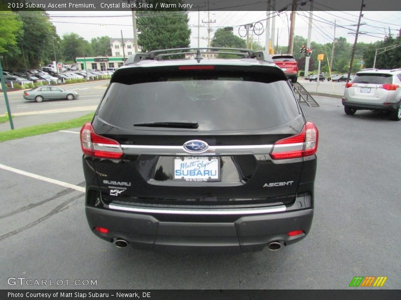 Crystal Black Silica / Warm Ivory 2019 Subaru Ascent Premium