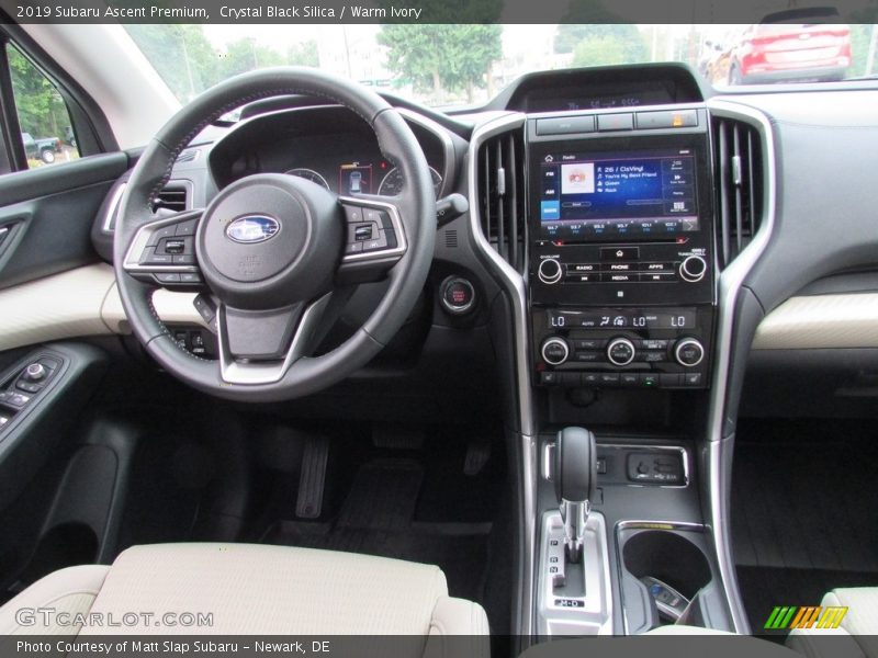Crystal Black Silica / Warm Ivory 2019 Subaru Ascent Premium