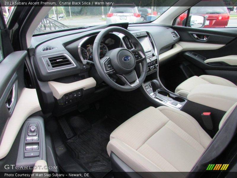 Crystal Black Silica / Warm Ivory 2019 Subaru Ascent Premium
