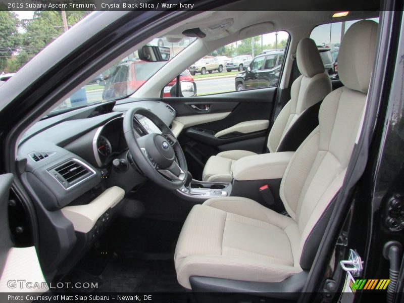 Crystal Black Silica / Warm Ivory 2019 Subaru Ascent Premium