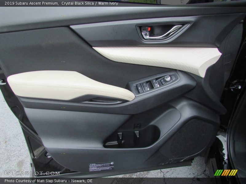 Crystal Black Silica / Warm Ivory 2019 Subaru Ascent Premium