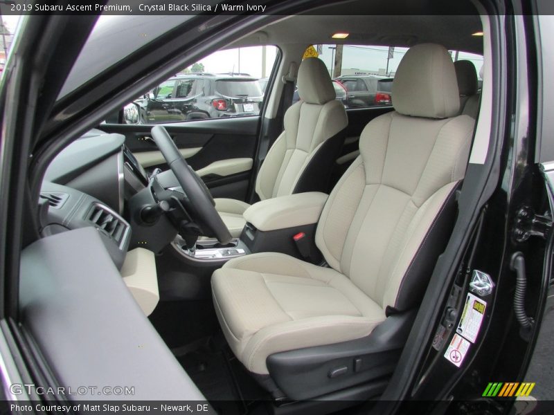 Crystal Black Silica / Warm Ivory 2019 Subaru Ascent Premium