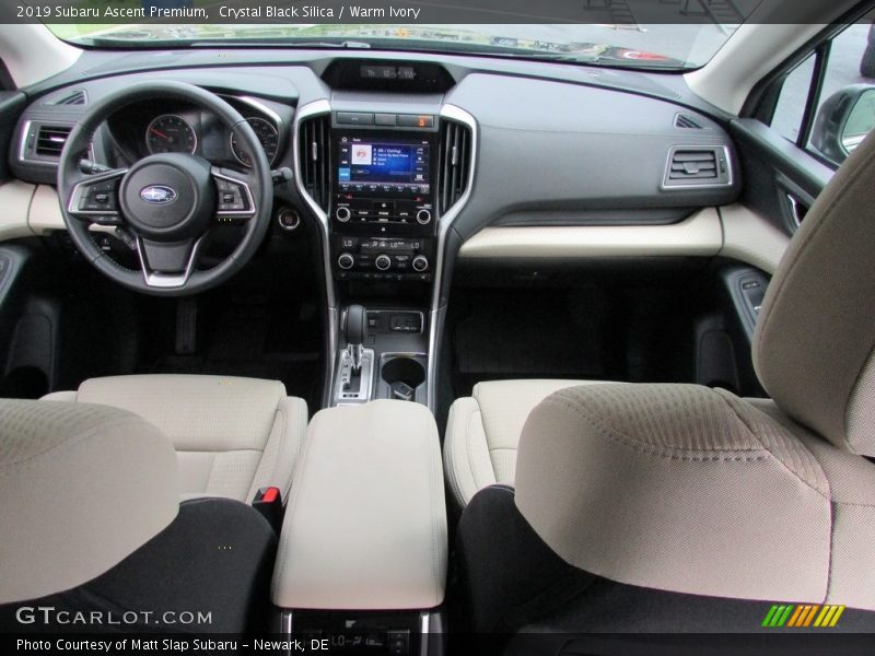 Crystal Black Silica / Warm Ivory 2019 Subaru Ascent Premium