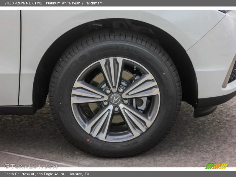 Platinum White Pearl / Parchment 2020 Acura MDX FWD