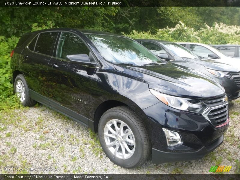 Midnight Blue Metallic / Jet Black 2020 Chevrolet Equinox LT AWD