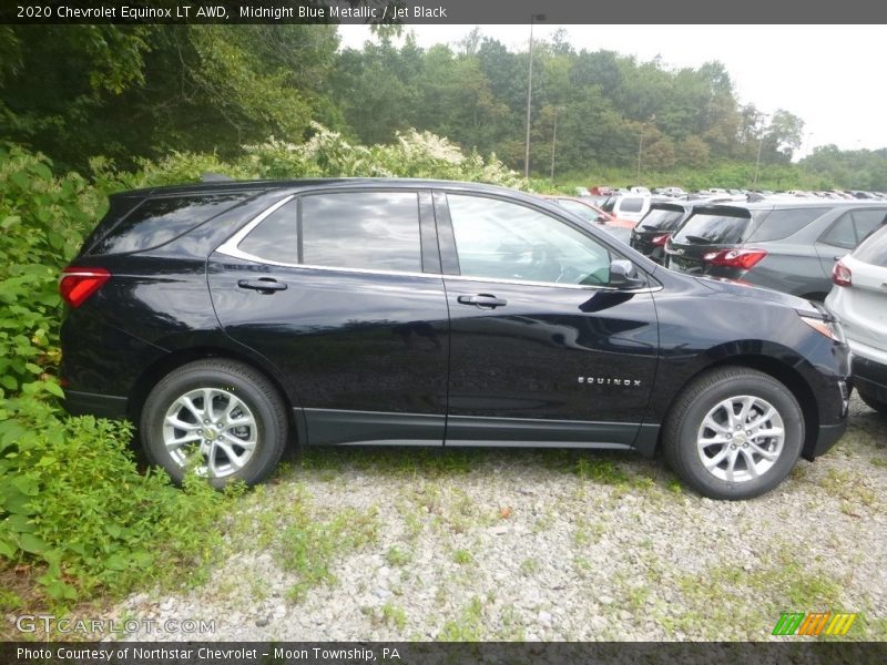 Midnight Blue Metallic / Jet Black 2020 Chevrolet Equinox LT AWD