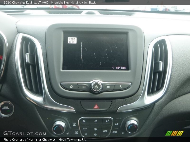 Midnight Blue Metallic / Jet Black 2020 Chevrolet Equinox LT AWD