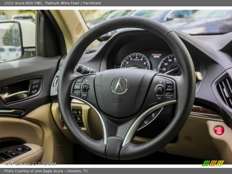 Platinum White Pearl / Parchment 2020 Acura MDX FWD