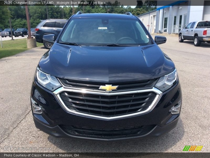 Midnight Blue Metallic / Jet Black 2020 Chevrolet Equinox LT AWD