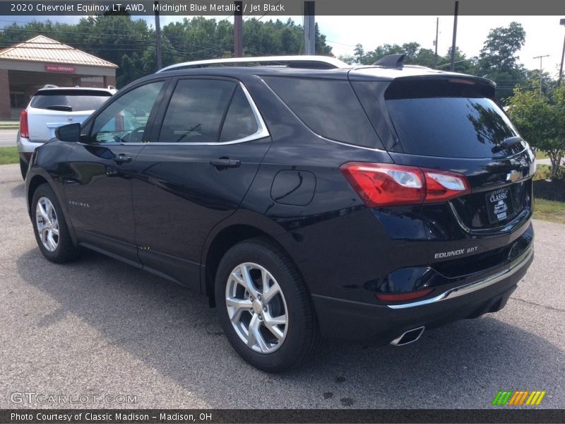 Midnight Blue Metallic / Jet Black 2020 Chevrolet Equinox LT AWD