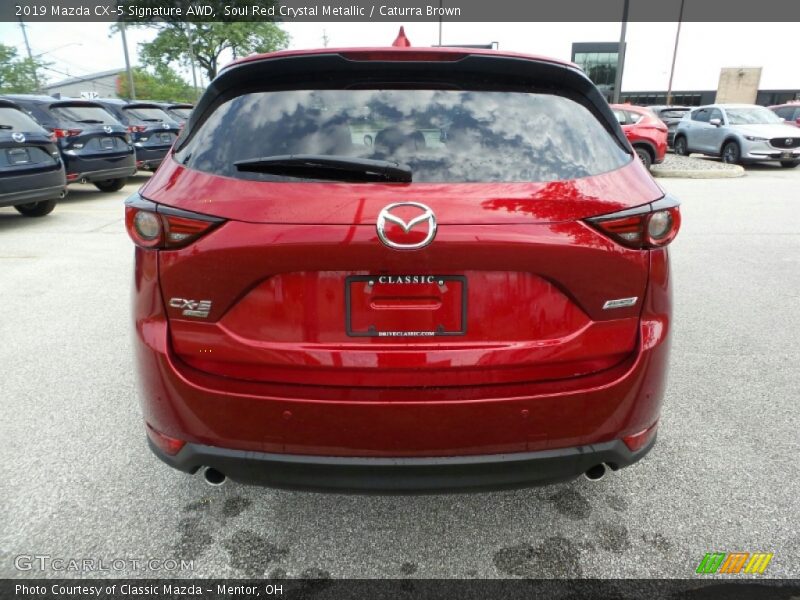 Soul Red Crystal Metallic / Caturra Brown 2019 Mazda CX-5 Signature AWD