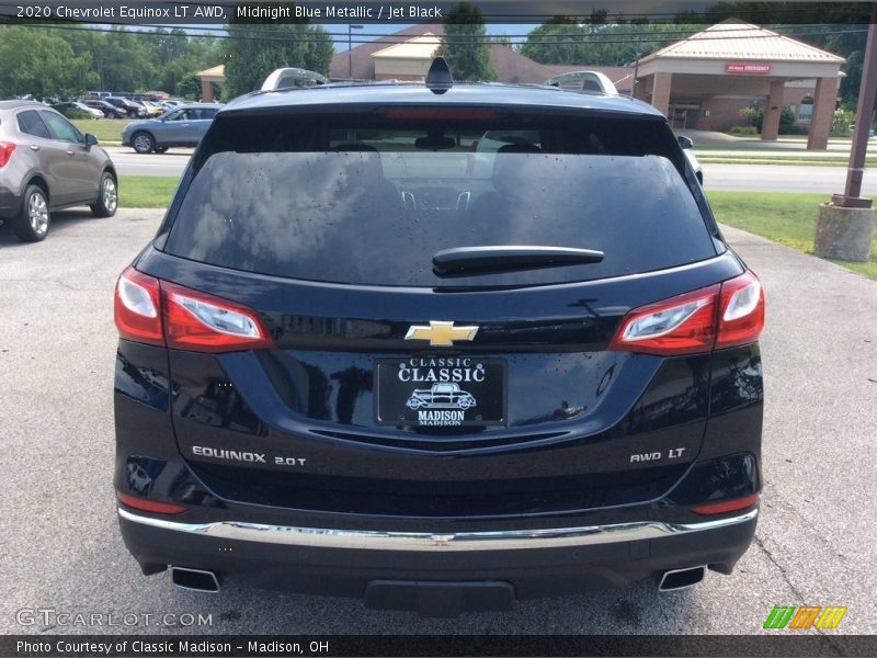 Midnight Blue Metallic / Jet Black 2020 Chevrolet Equinox LT AWD