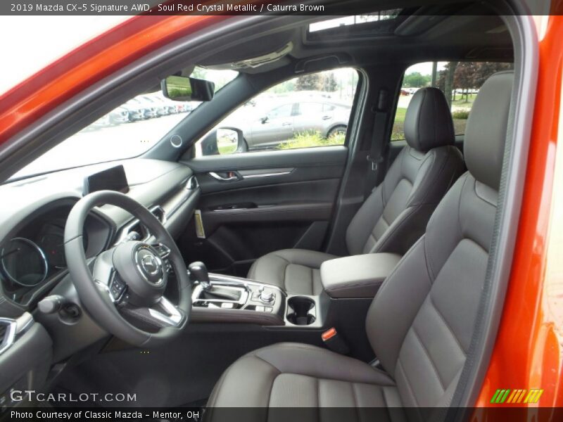 Soul Red Crystal Metallic / Caturra Brown 2019 Mazda CX-5 Signature AWD