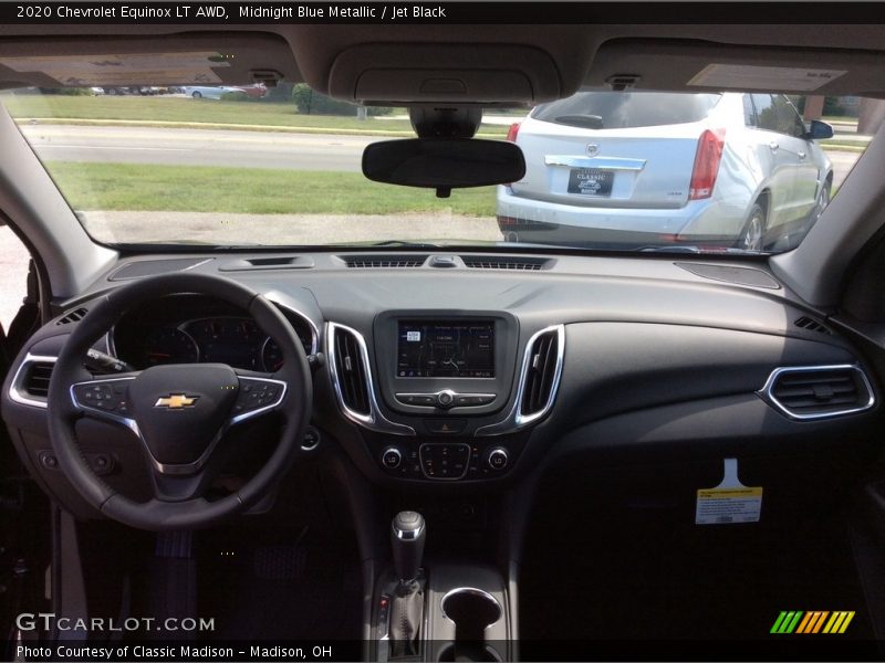 Midnight Blue Metallic / Jet Black 2020 Chevrolet Equinox LT AWD
