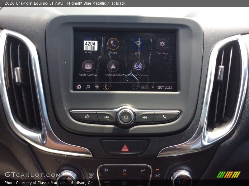 Midnight Blue Metallic / Jet Black 2020 Chevrolet Equinox LT AWD