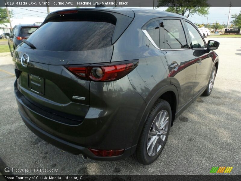 Machine Gray Metallic / Black 2019 Mazda CX-5 Grand Touring AWD