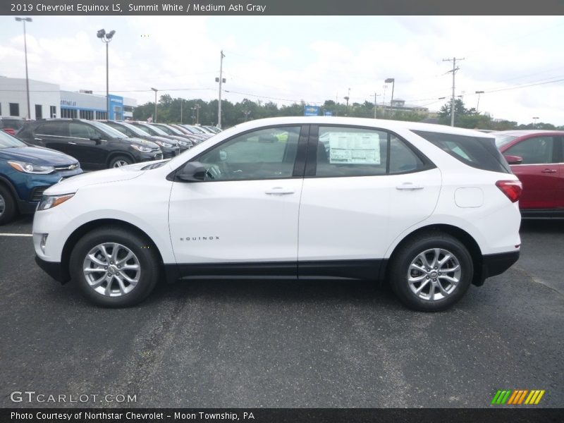 Summit White / Medium Ash Gray 2019 Chevrolet Equinox LS