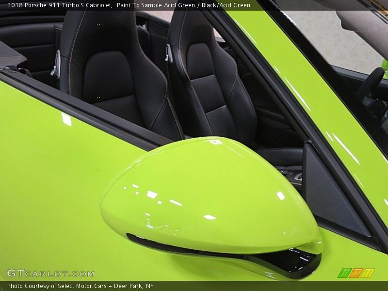 Paint To Sample Acid Green / Black/Acid Green 2018 Porsche 911 Turbo S Cabriolet