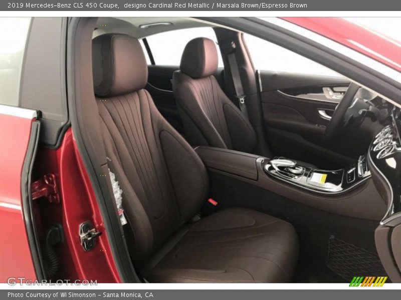 designo Cardinal Red Metallic / Marsala Brown/Espresso Brown 2019 Mercedes-Benz CLS 450 Coupe